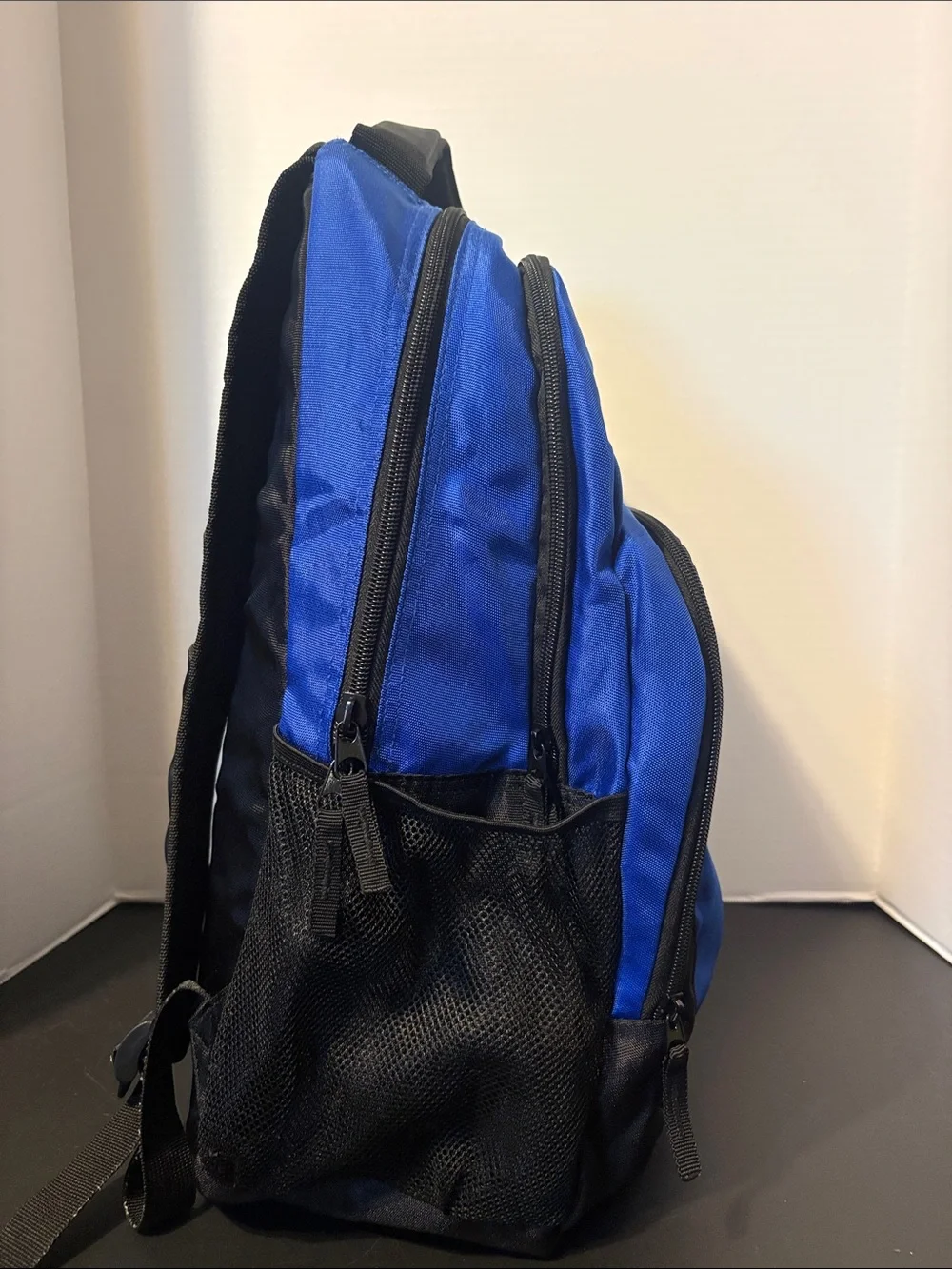 SeaWorld Blue and Black Men's Backpack with Logo